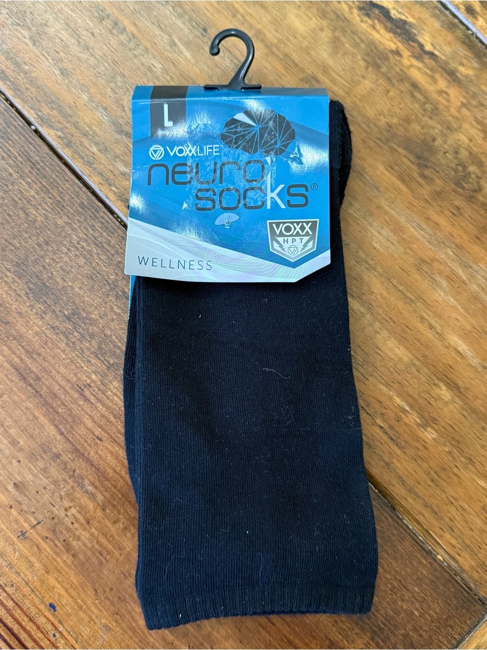 NEW VOXXLIFE SIZE L WELLNESS CREW STASIS SOCKS ENHANCED BY VOXX